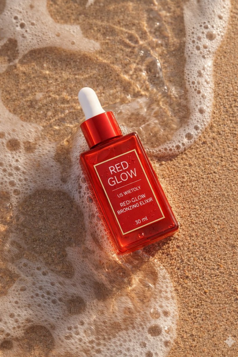 Summer Skincare Product Photography on Beach 2