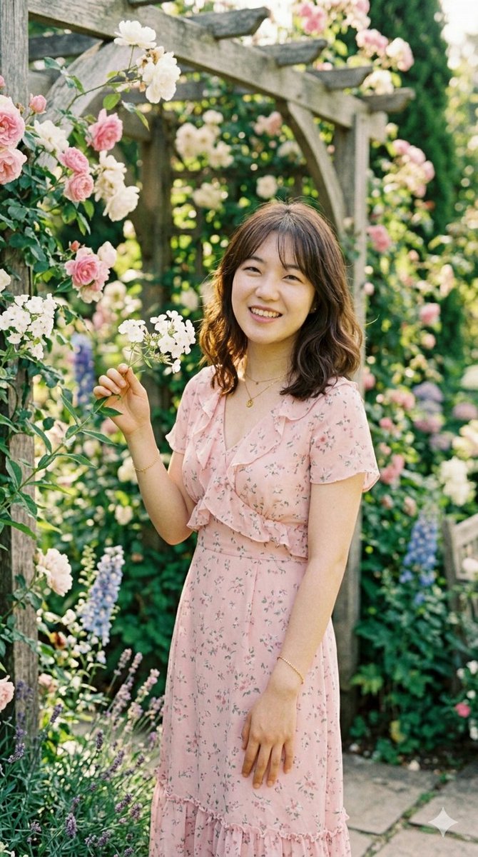 Sunlit Garden Portrait 2