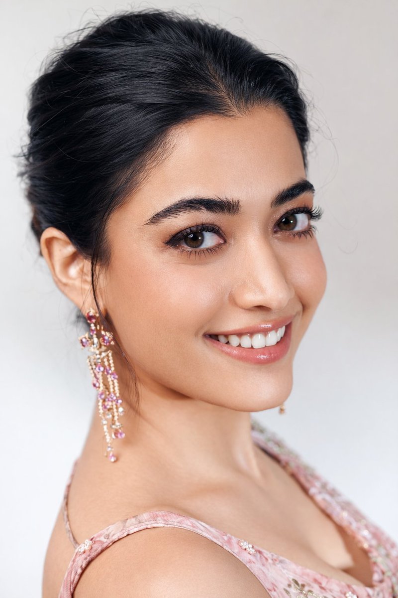 8K Studio Portrait of Rashmika Mandhana in Saree