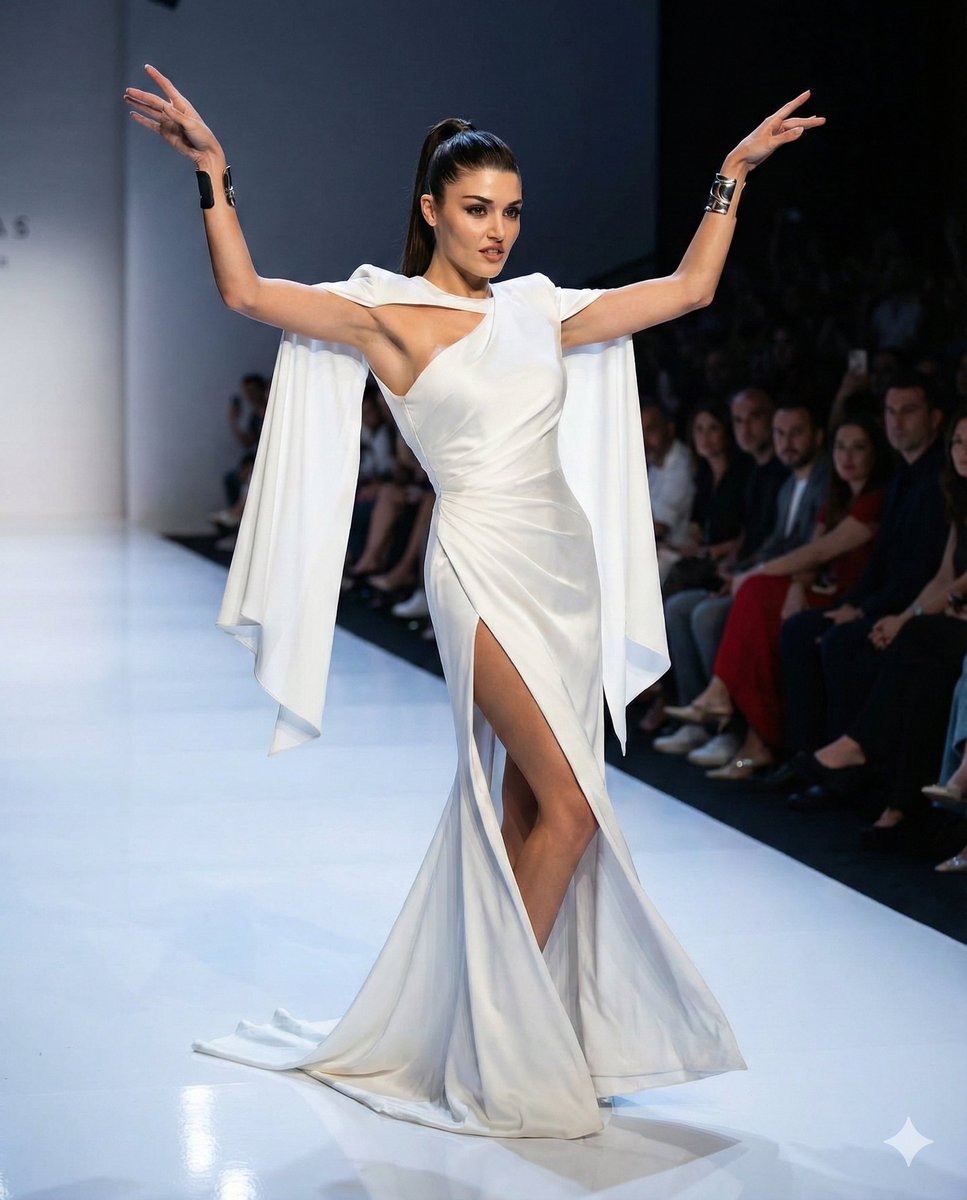 Couture Runway Fashion Editorial of Hande Ercel 2