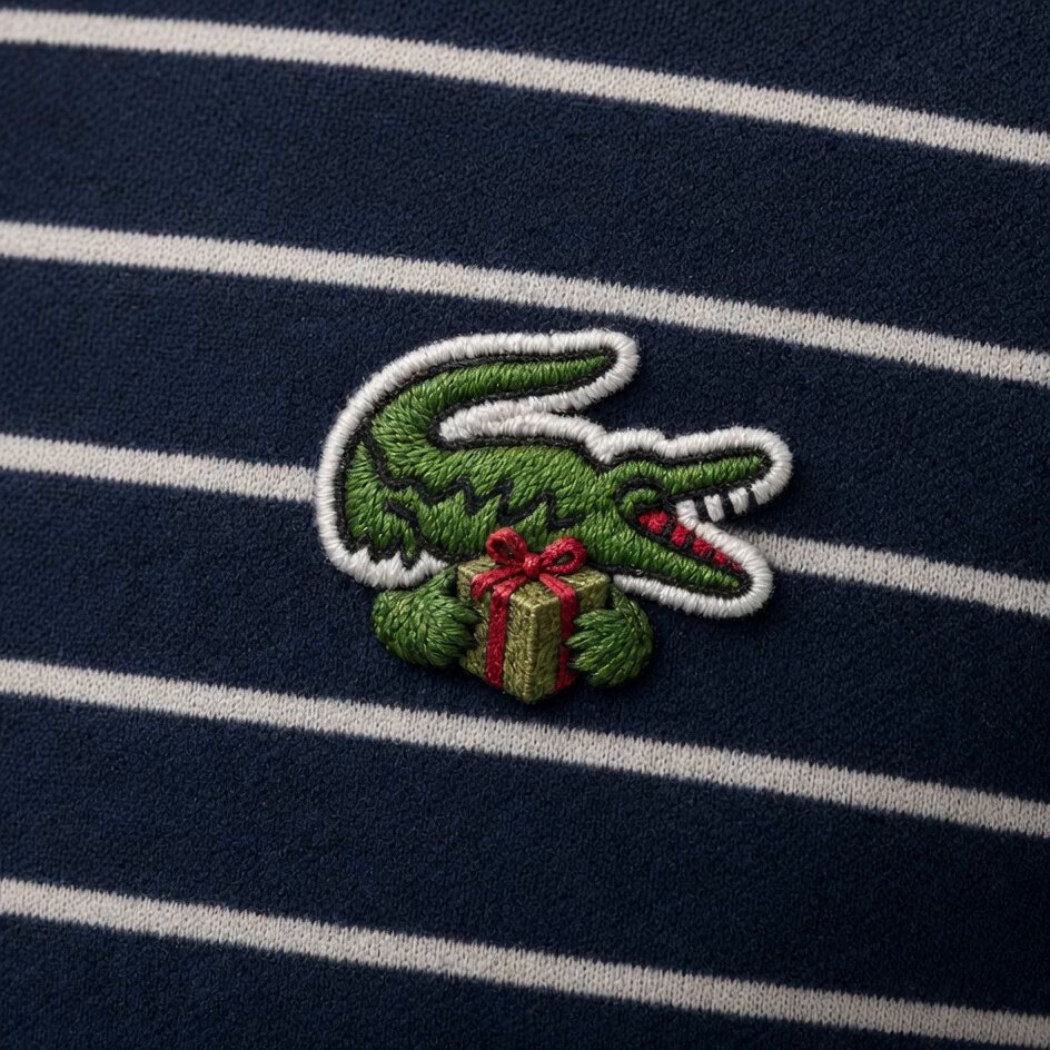 Lacoste Crocodile Embroidery Video