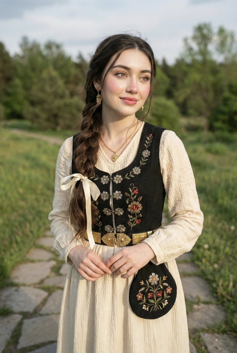 Traditional Attire Portrait with Strict Face Preservation Prompt 2