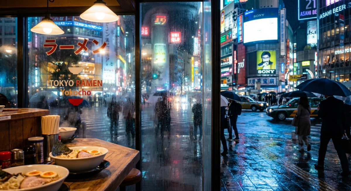 Cinematic rainy street, underwater cathedral, and design-to-photo 2