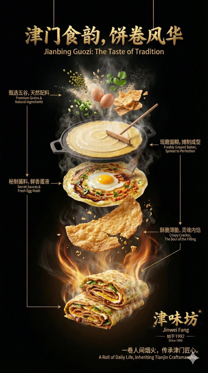 Advanced Commercial Food/Product Poster Template with Vertical Layering 4