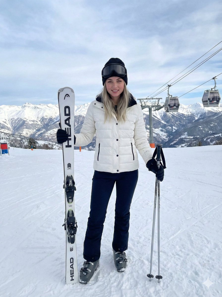 Hyper-Realistic Ski Slope Portrait 2