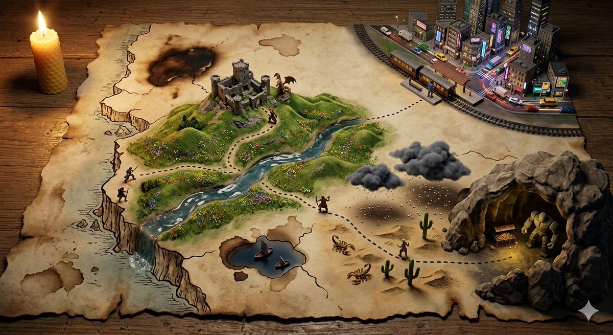 Treasure Map Adventure Prompt for Nano Banana 2 4