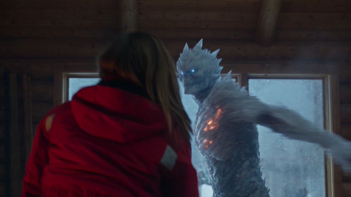 Ice Monster Attack in Ski Lodge