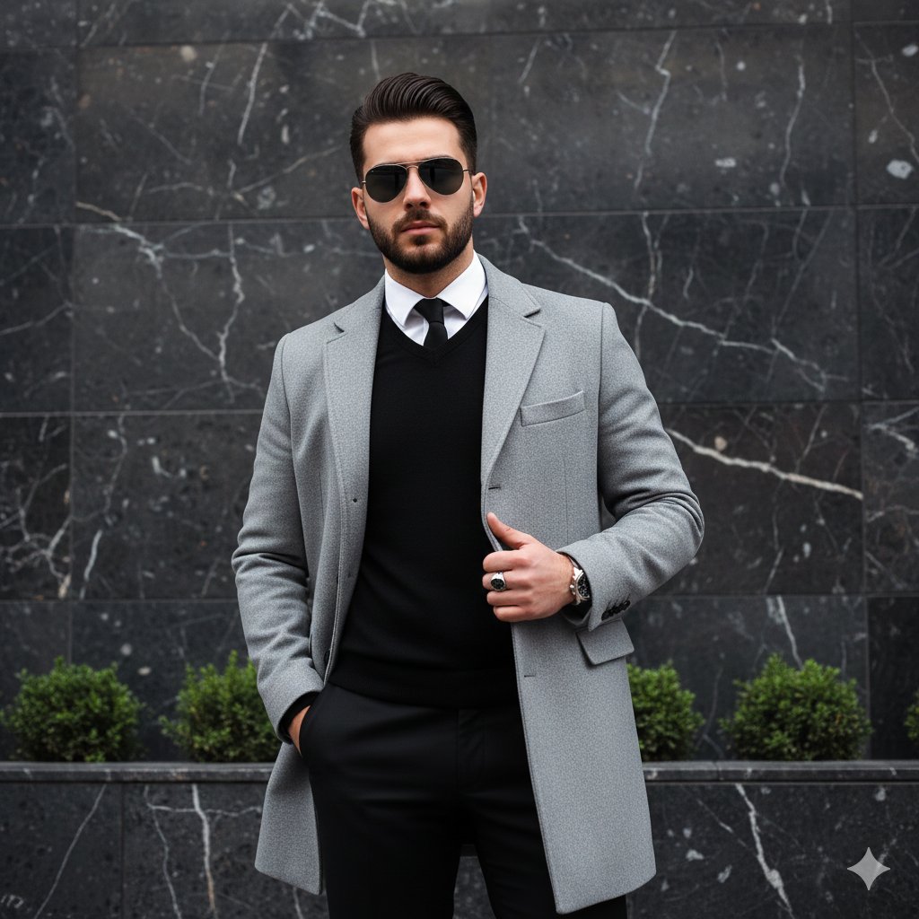 Modern Luxury Fashion Editorial Portrait Prompt