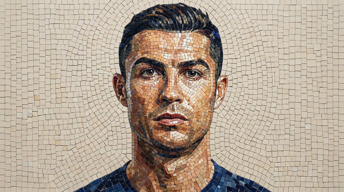 Mosaic Portrait Style Image 3