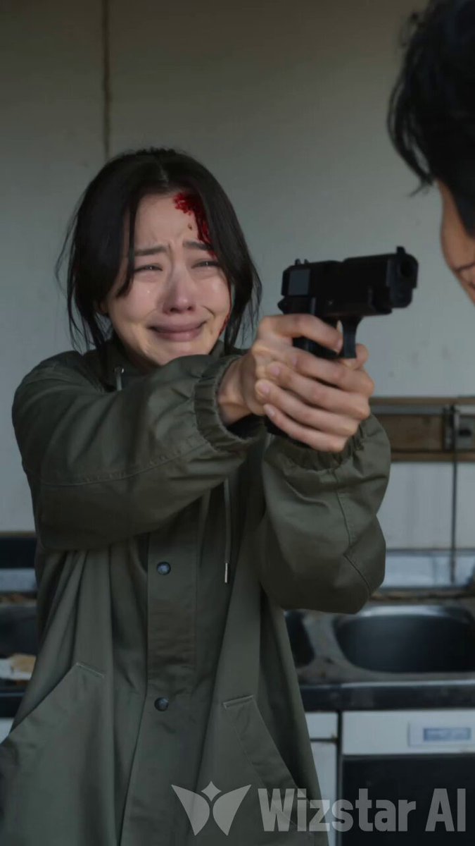 Korean cinematic zombie horror scene prompt