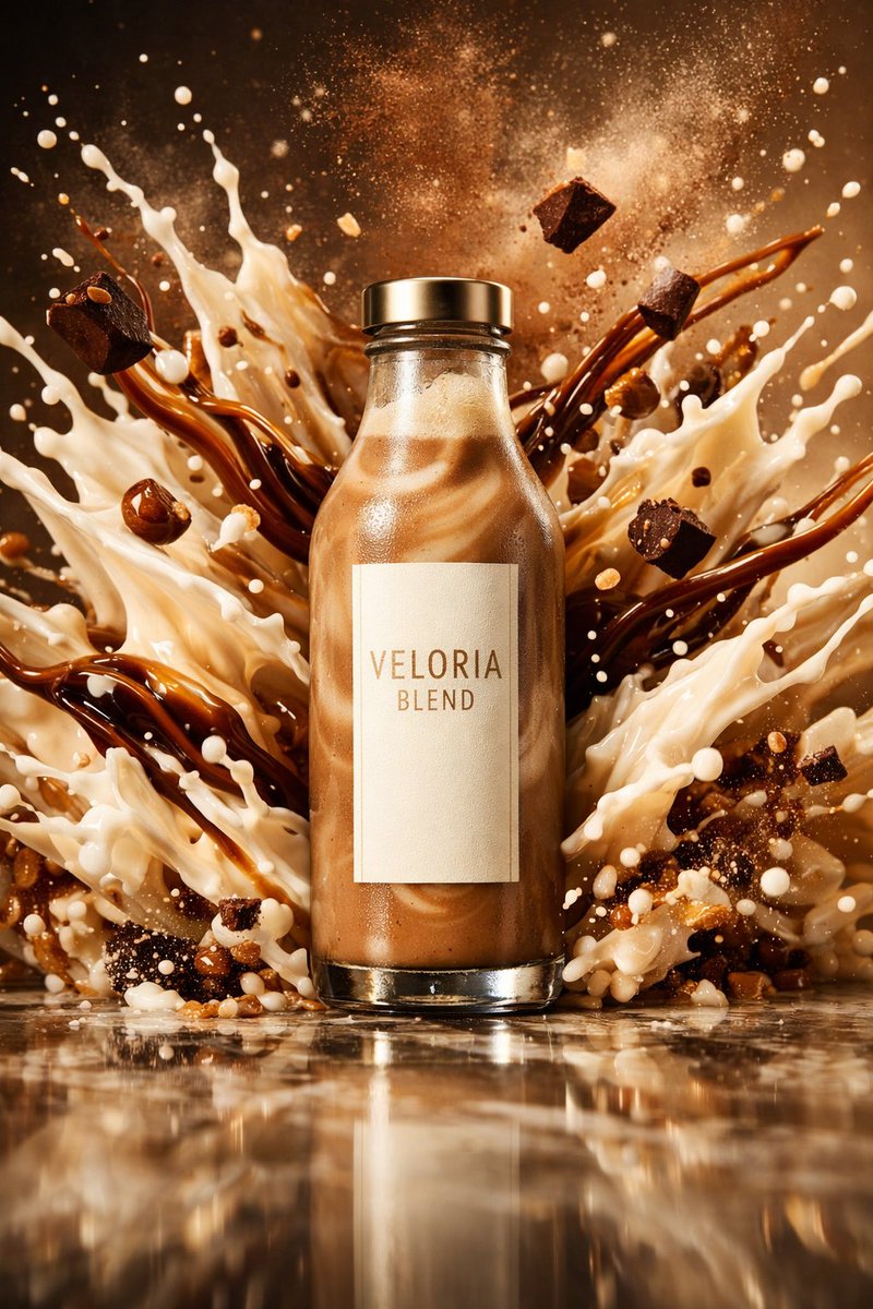 Luxury High-Speed Commercial Shake Photography Prompt 2