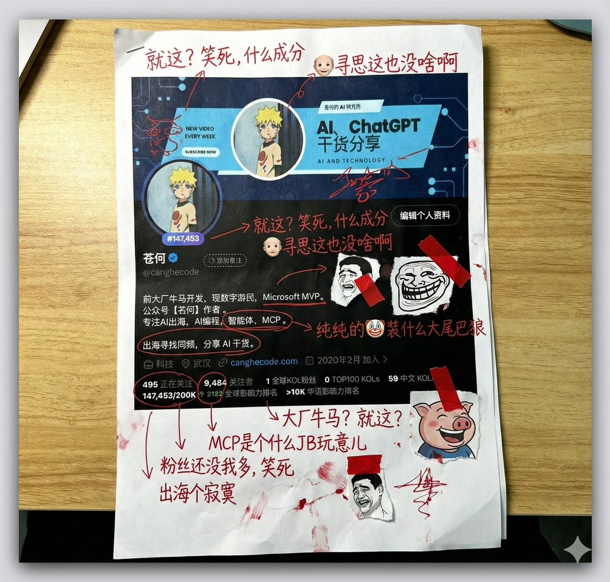 Aggressive Trolling Prompt with Tieba Slang