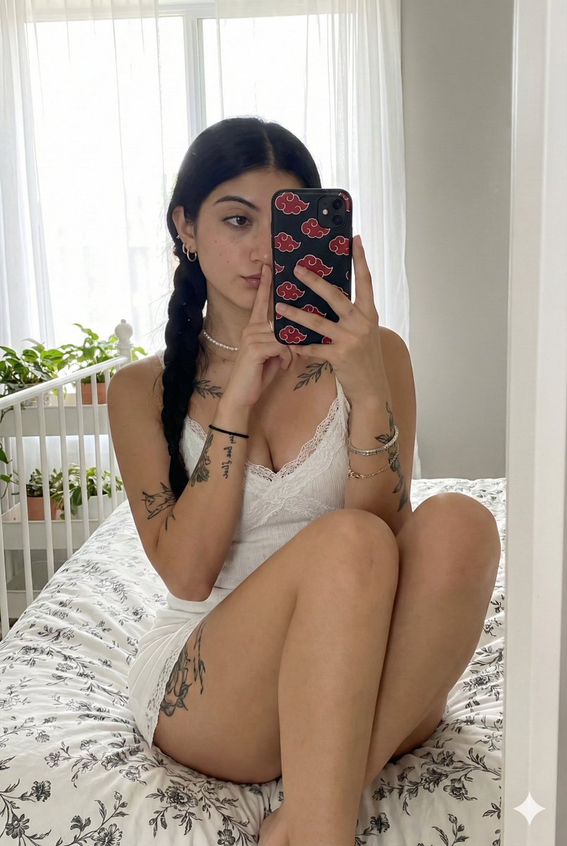 Mirror Selfie with Identity Preservation Prompt