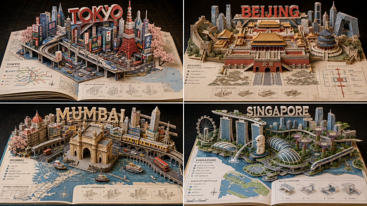 YouTube Thumbnail - Miniature Pop-up Book Diorama