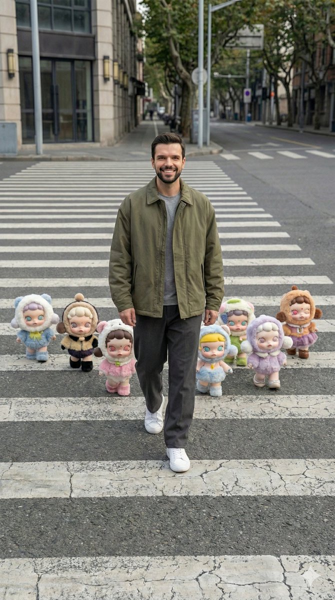 Hyper-Realistic Street Photography with Popmart Figures 3