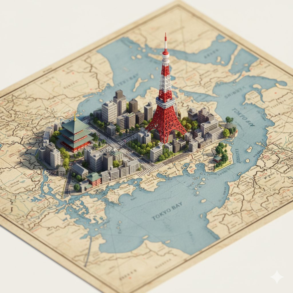 Photorealistic Diorama Isometric Map Prompt 2