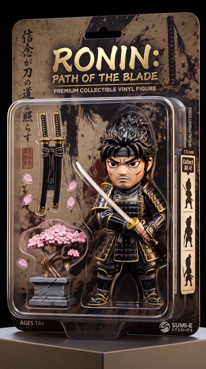 E-commerce Main Image - Stylized Collectible Toy Packaging 3