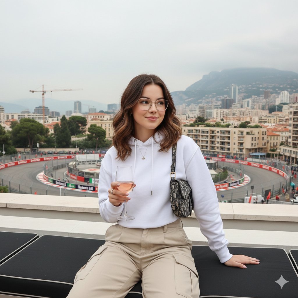 Monaco Grand Prix Rooftop Lifestyle Shot