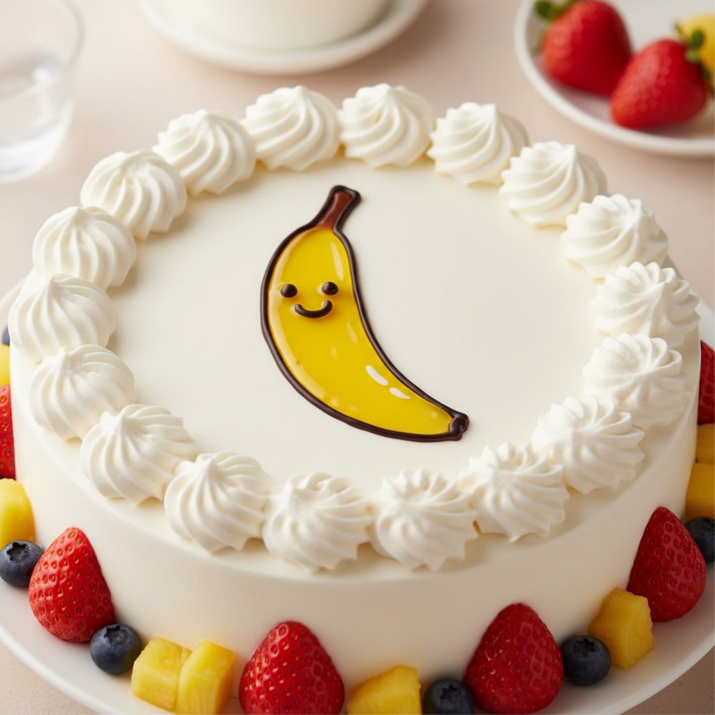Turn a reference image into a realistic Christmas cake 2