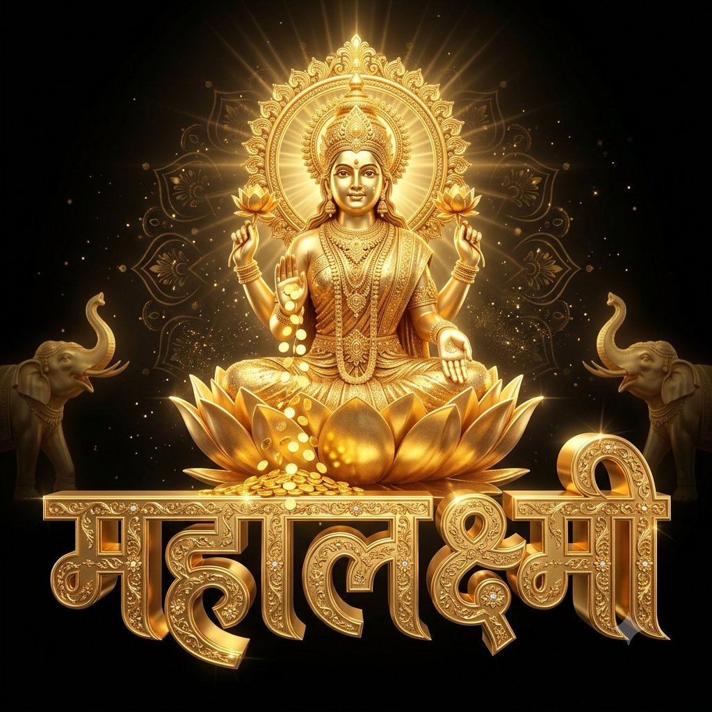 Social Media Post - Golden Goddess Mahalakshmi Image 4