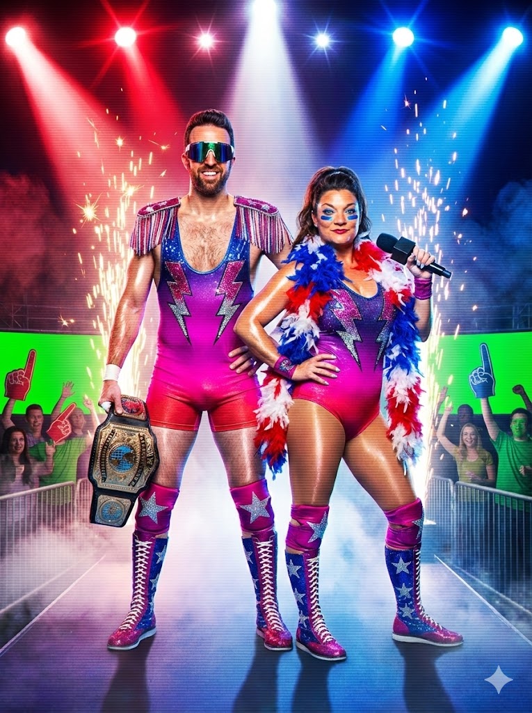Glitter-Bomb Pro-Wrestling Idol Recasting Prompt 2