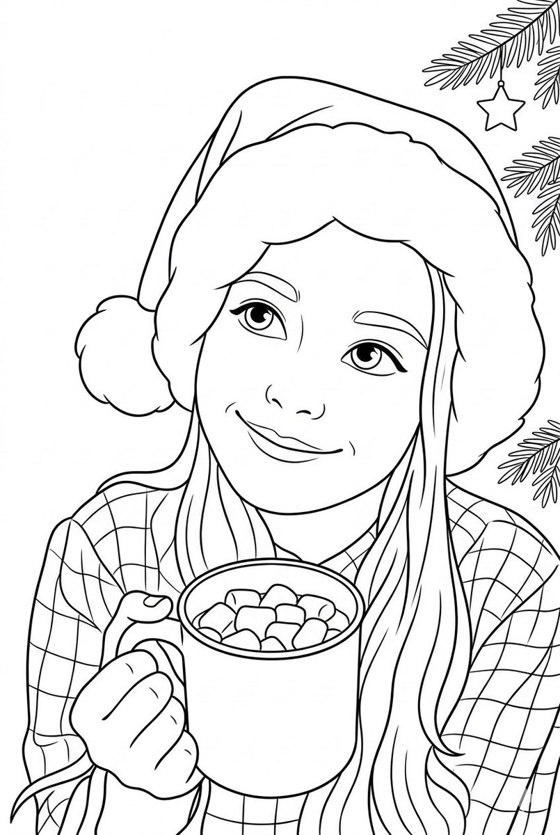 Convert Photo to Black and White Coloring Page 2