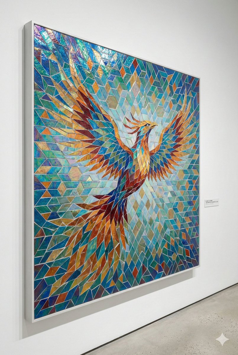 Geometric Mosaic Composition Prompt