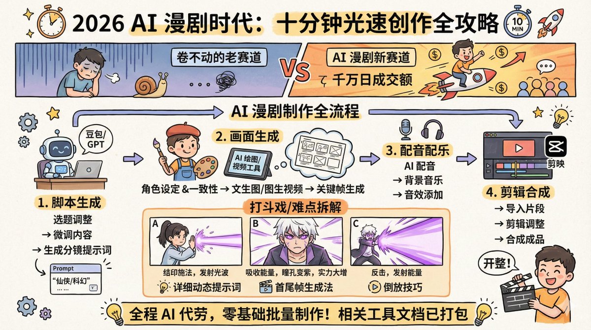 AI Comic Production Workflow and Infographic Prompt 2