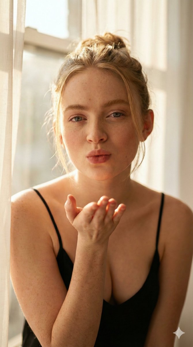 Sadie Sink Ethereal Morning Mood Image Prompt