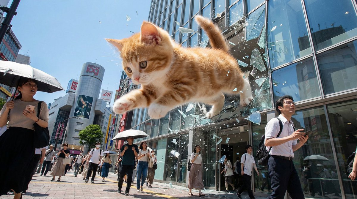 Kaiju Kitten Destroying Sydney Waterfront 4