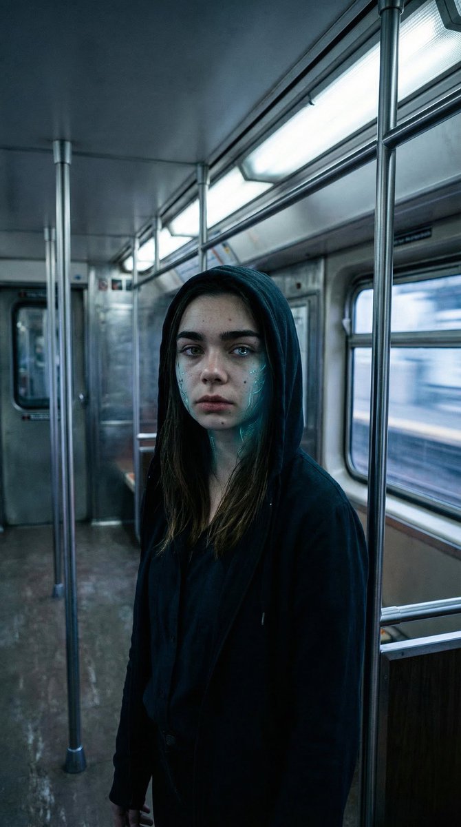 Subtle Cyborg Transformation in Subway