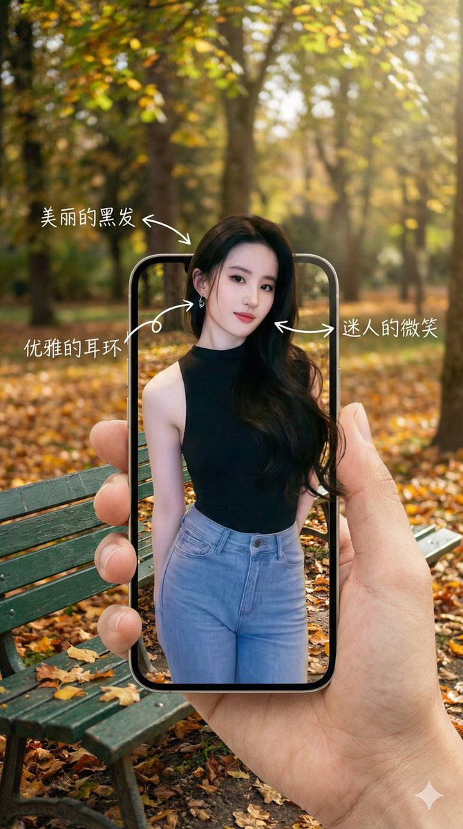Smartphone Screen Illusion Portrait Template 2