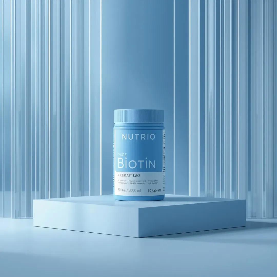 Minimalist Product Photography for Supplement Container 3