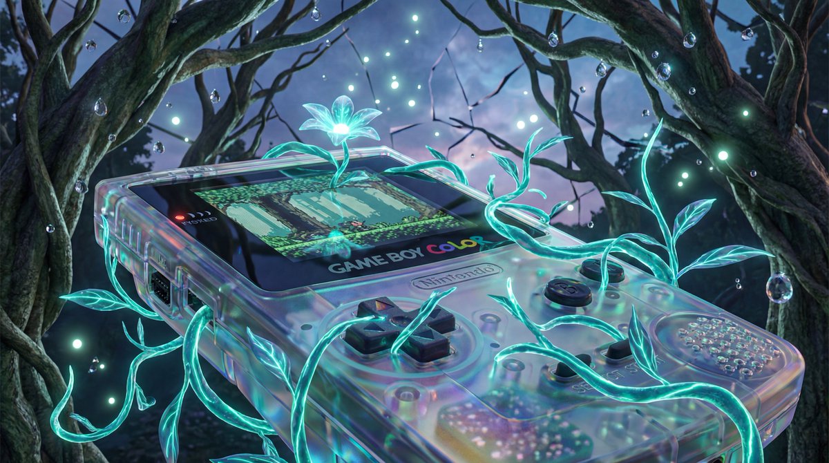 Surreal Bioluminescent Vine Fantasy