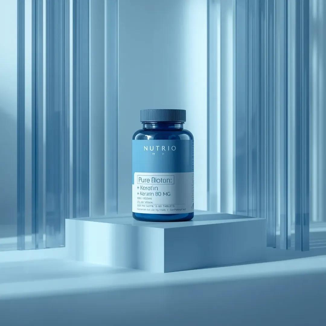 Minimalist Product Photography for Supplement Container 2