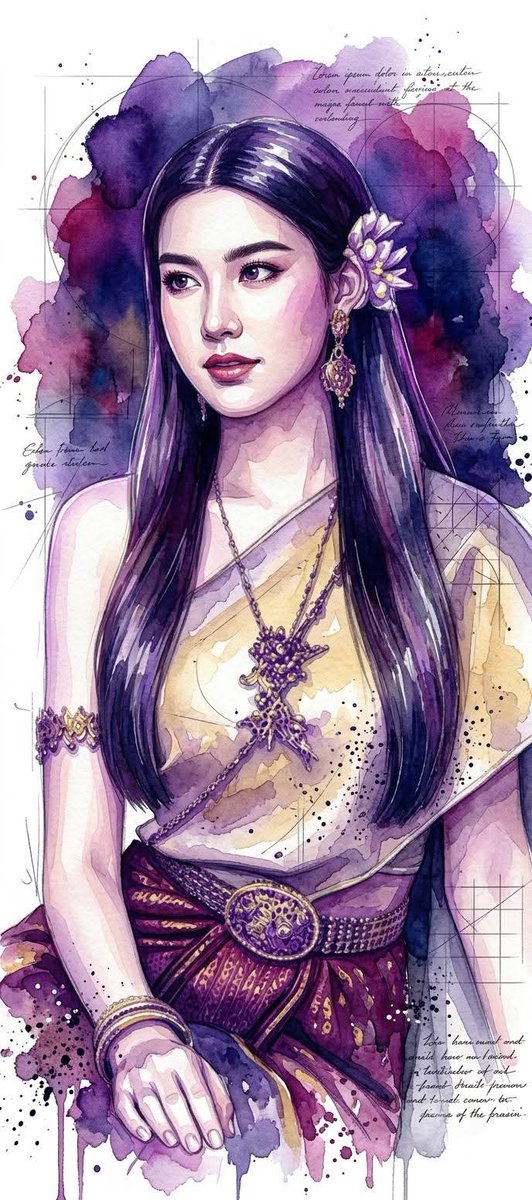 Atmospheric Watercolor AI Illustration 3