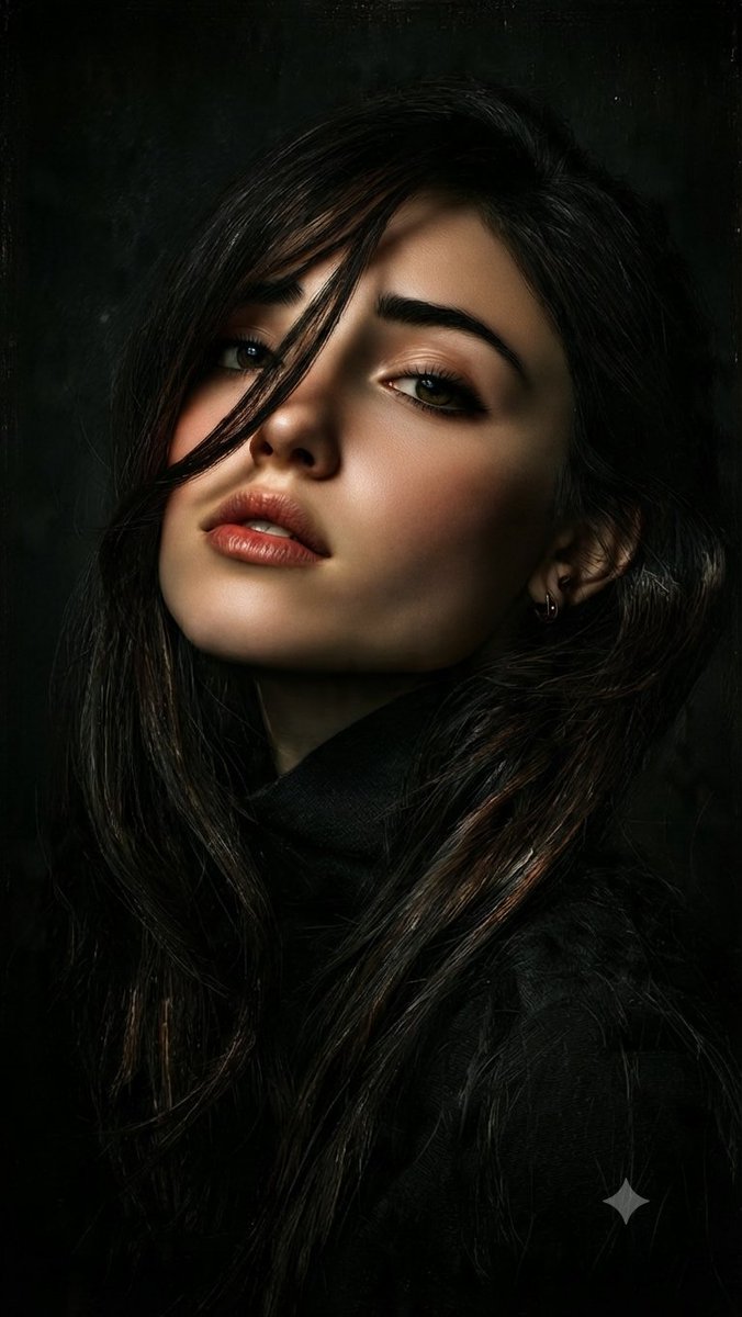 Dramatic Chiaroscuro Studio Portrait 4