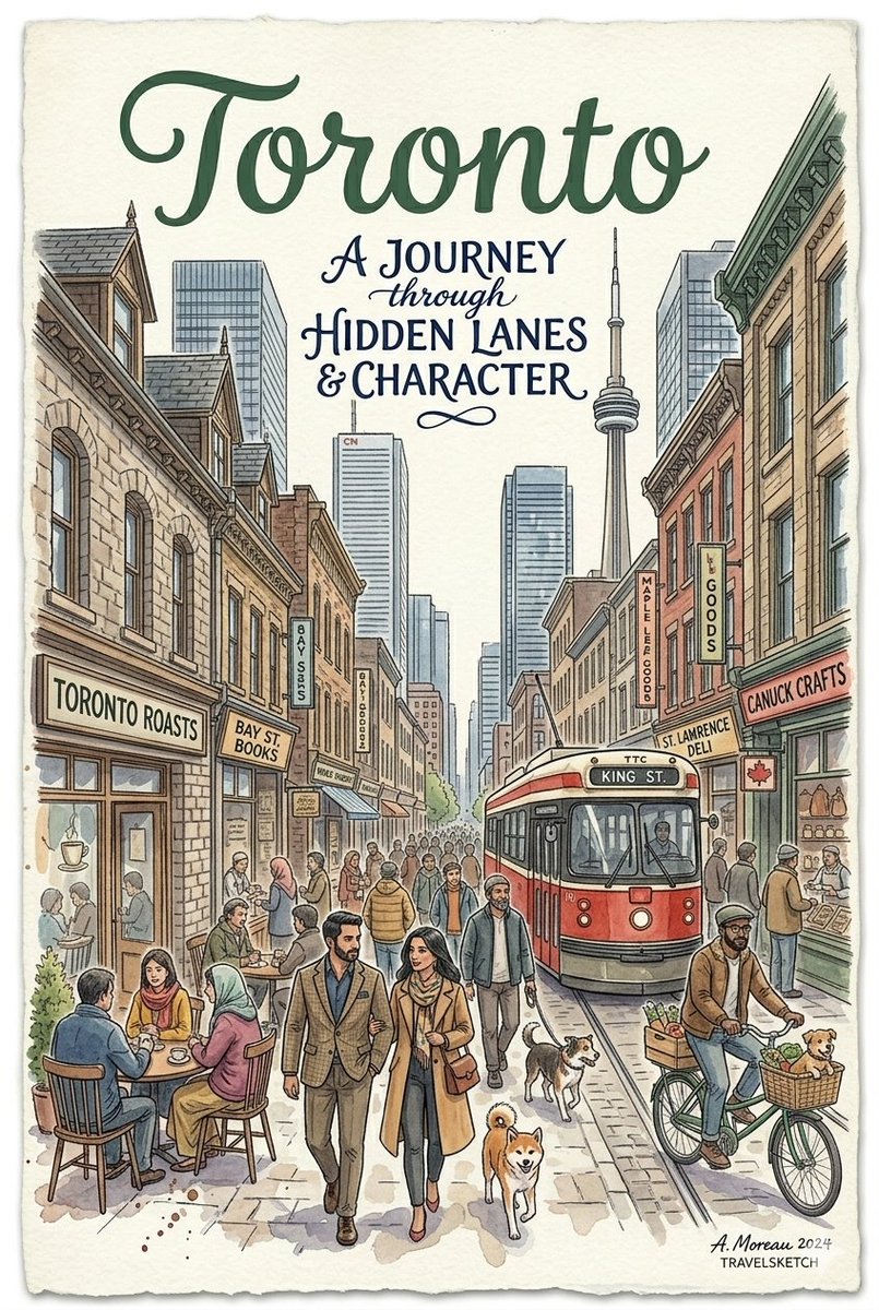 Watercolor Travel Poster Fusion 2