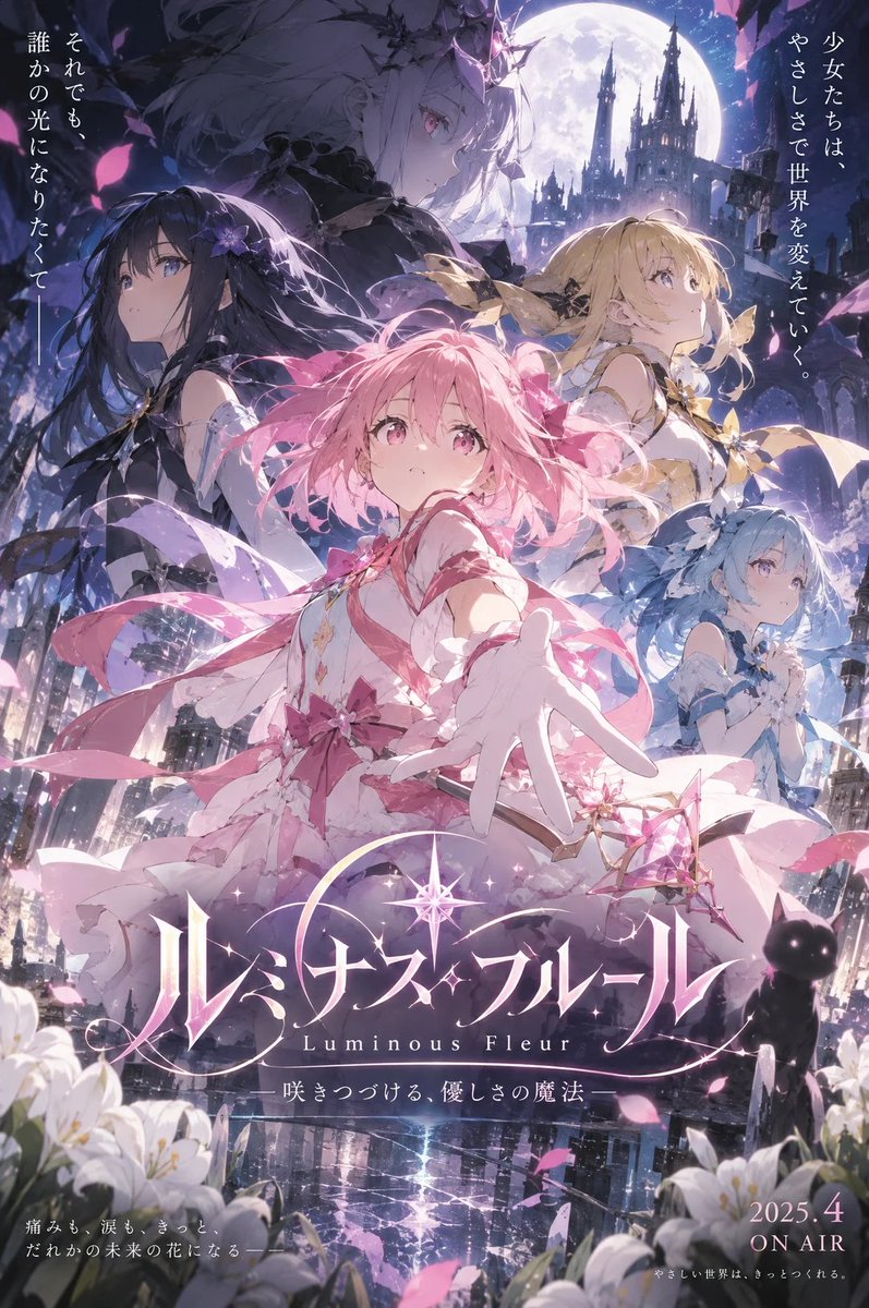 Comic / Storyboard - Magic Girl Anime Key Visual Prompt for Nano Banana Pro 3