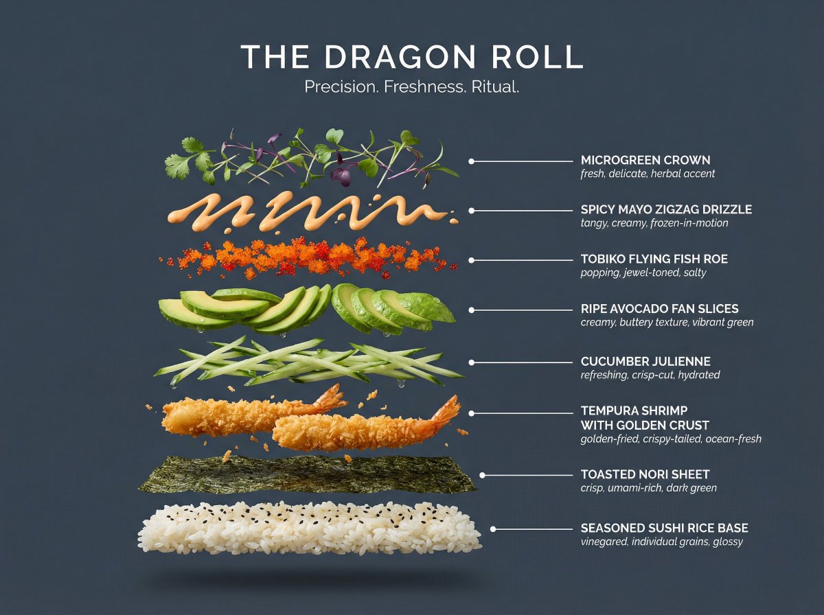 Hyperrealistic Exploded Ingredient Stack Diagram 3