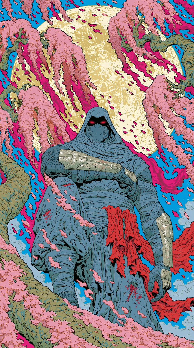 Ninja in Cherry Blossom Garden 2