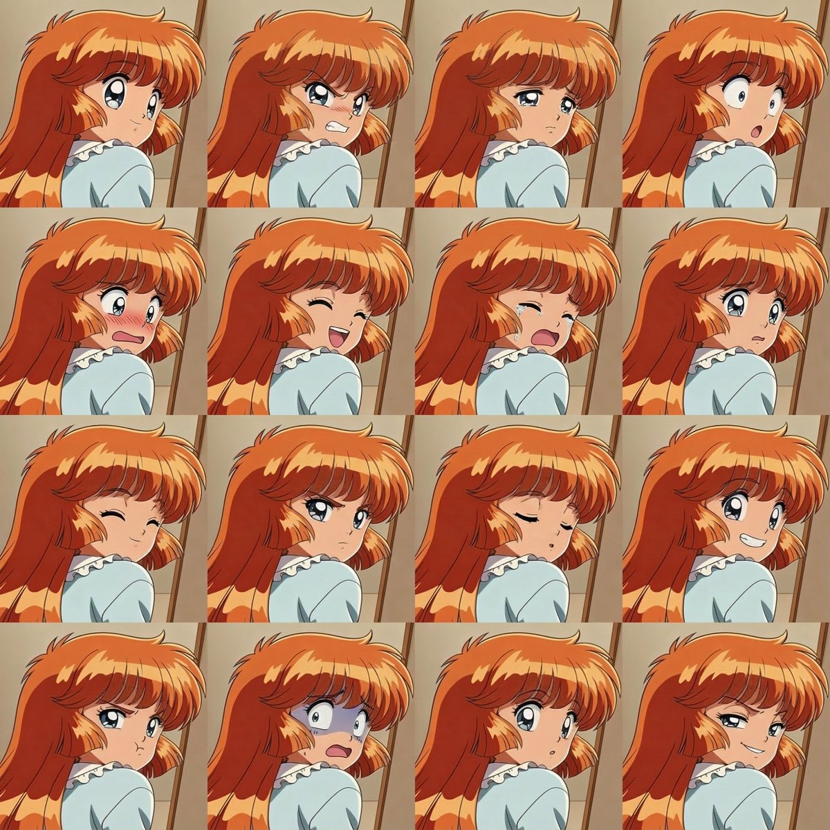 Heroine Expression Difference Grid Attempt 2