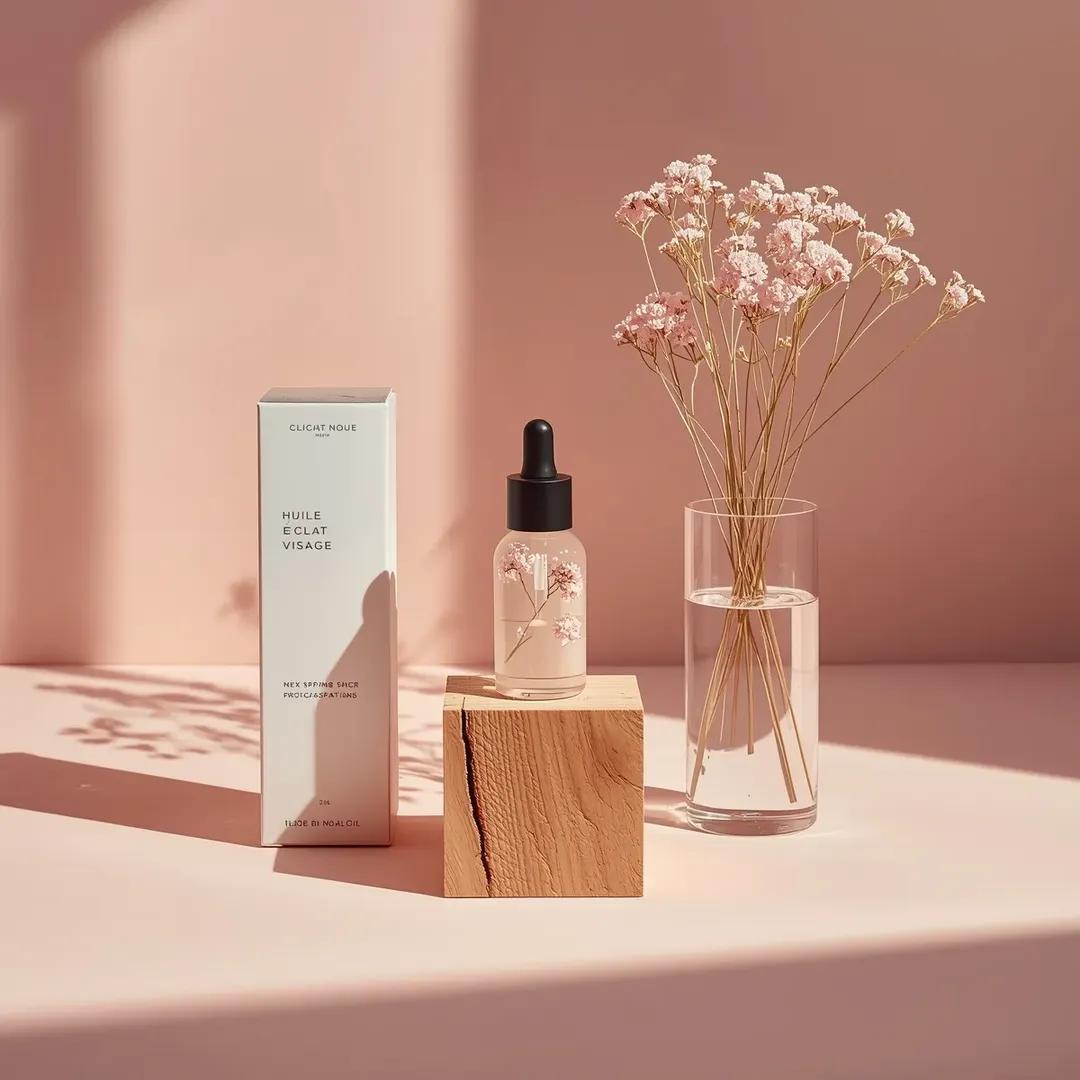 Minimalist Skincare Product Studio Photography Prompt 2