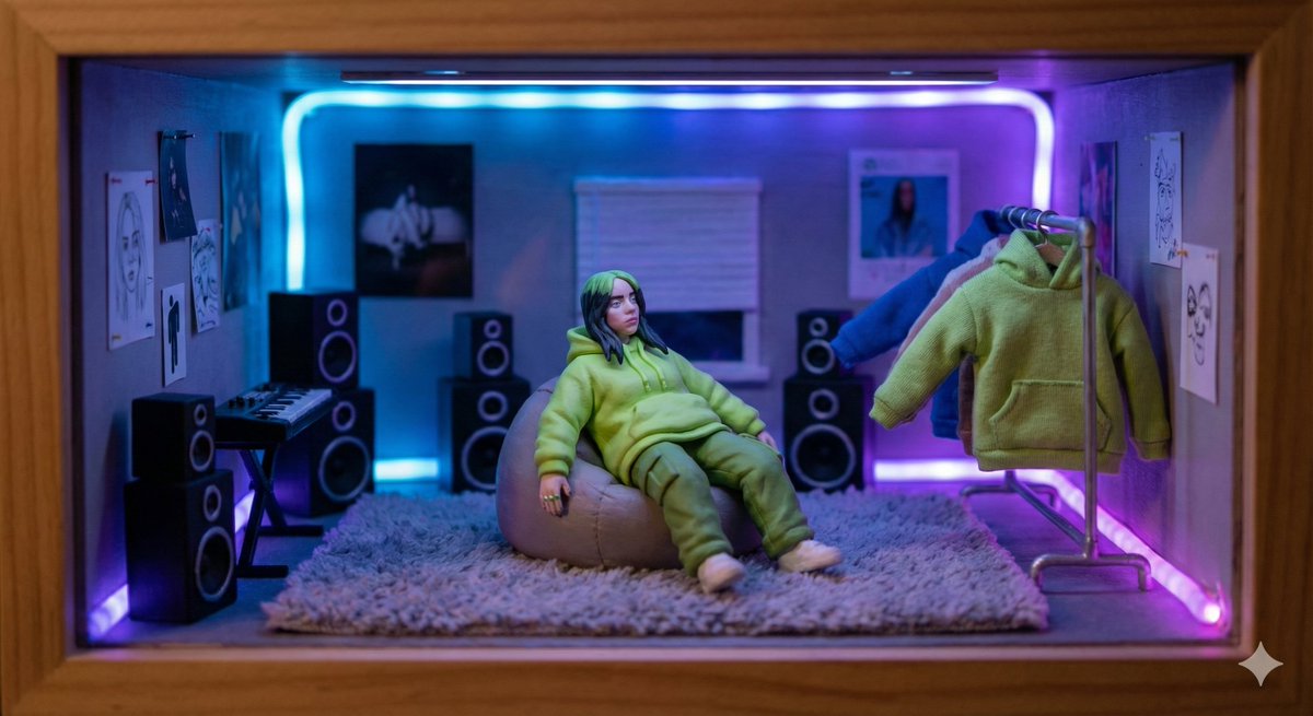 Celebrity Personal Mini World Diorama Prompt 4