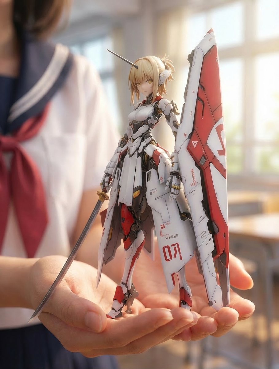 Mecha Girl Figure Concept Prompt 4