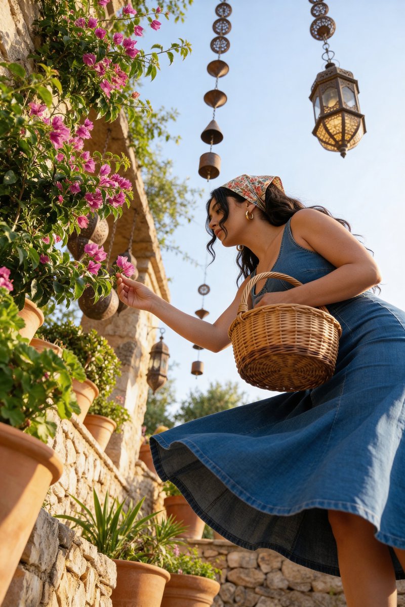 Hyper-Extreme Hourglass Figure in Rustic Garden 3