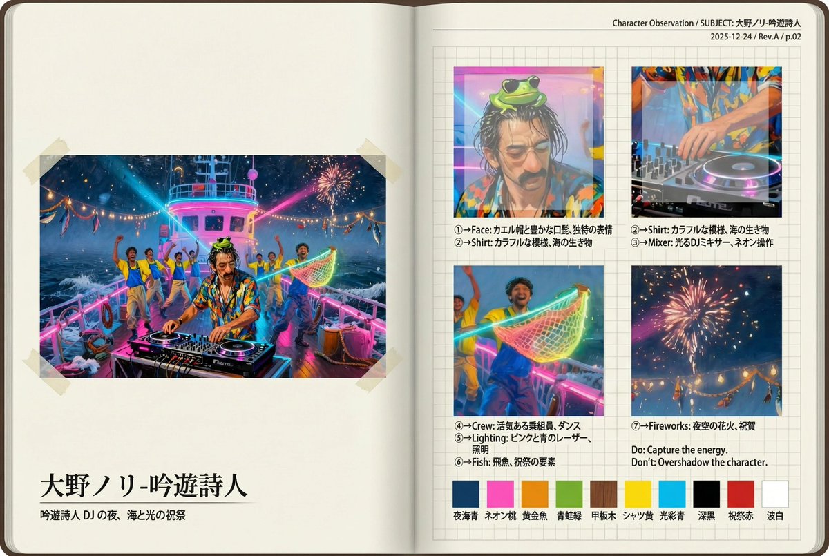 Research Notebook Art Book Template Prompt 4