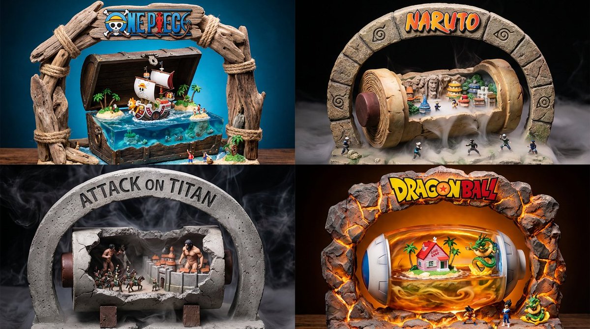 Game Asset - Manga Desktop Diorama Model Kit