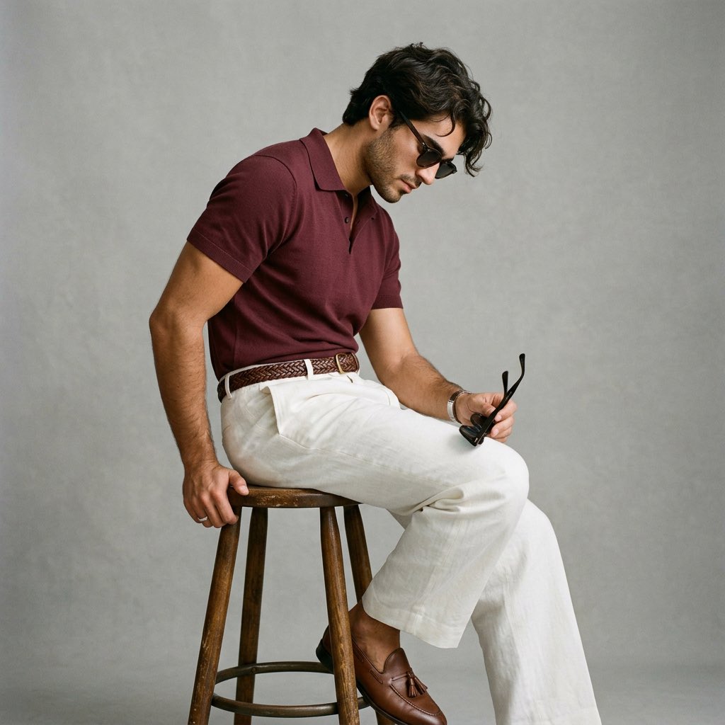 E-commerce Main Image - Editorial Fashion Portrait of a Young Man