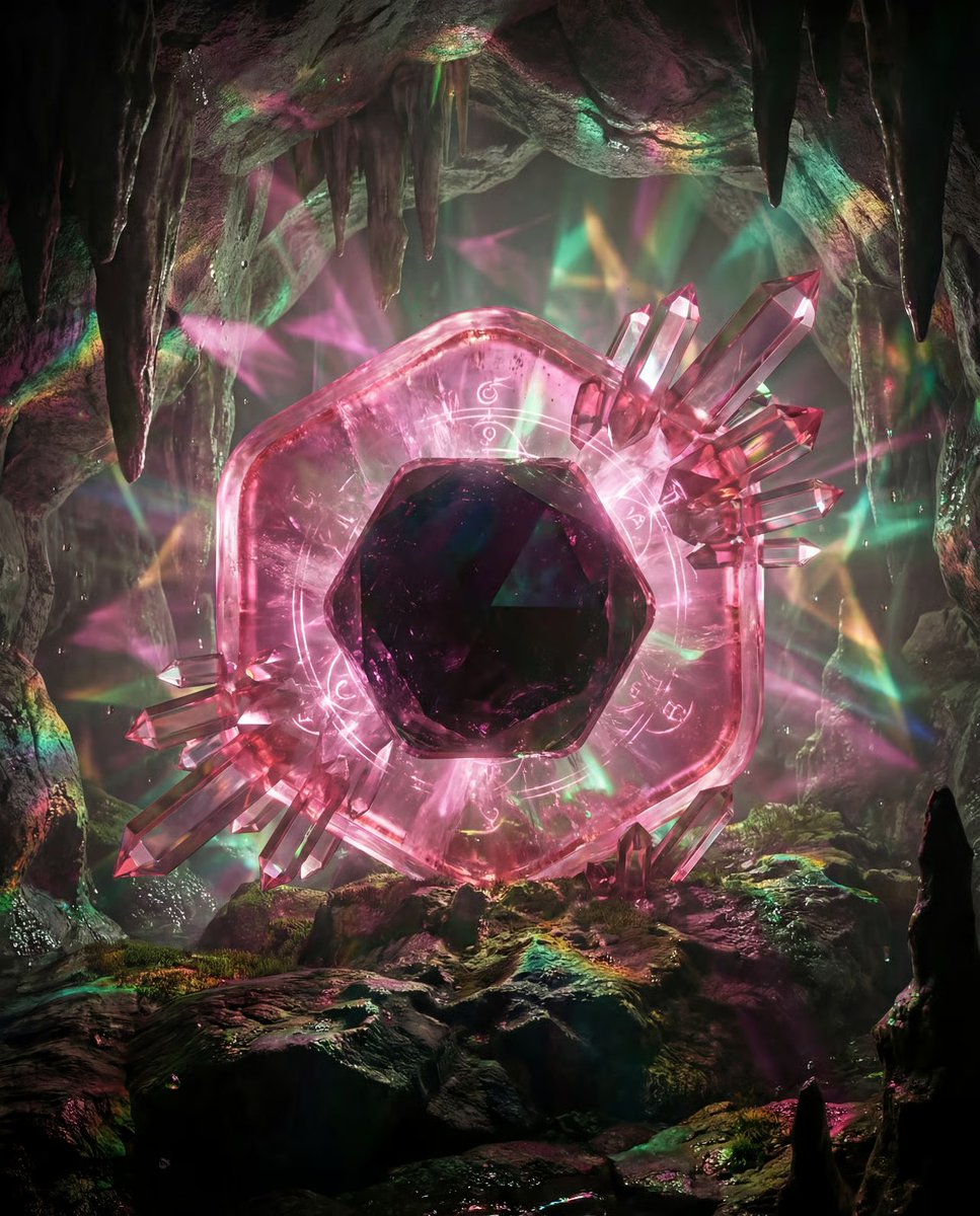 Photorealistic Crystal Logo Generation 4